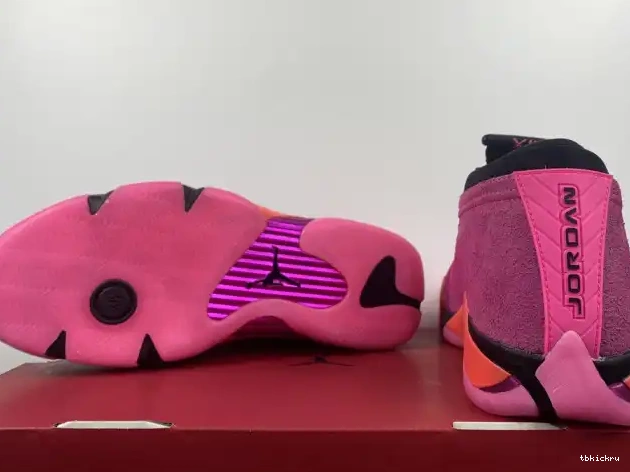 Cheap TBkick Jordan Retro DH4121-600 (W) 14 Pink Shocking Low 0326